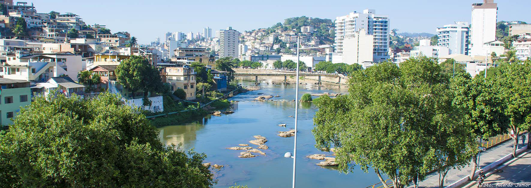 Cachoeiro de Itapemirim cidade rodeada por montanhas e paisagens preservadas de Mata Atlântica